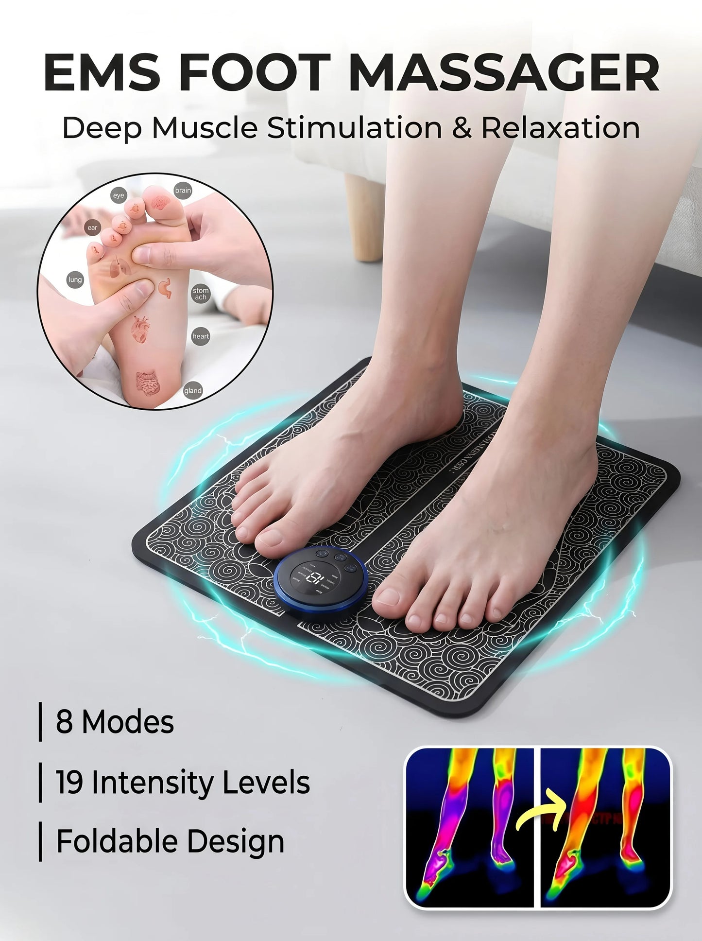 RevivaStep™  Relief for Tired, Achy Feet at Home
