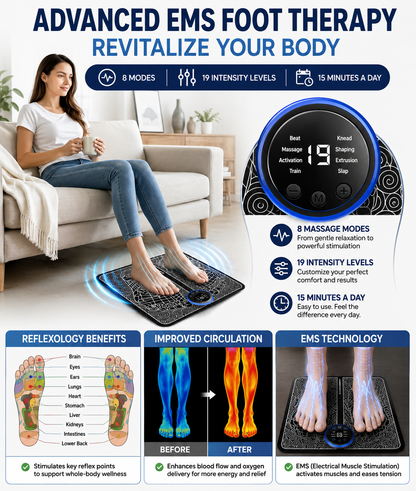 RevivaStep™  Relief for Tired, Achy Feet at Home